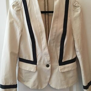 💙 LOFT Canvas Jacket with Ribbon Detail 💙